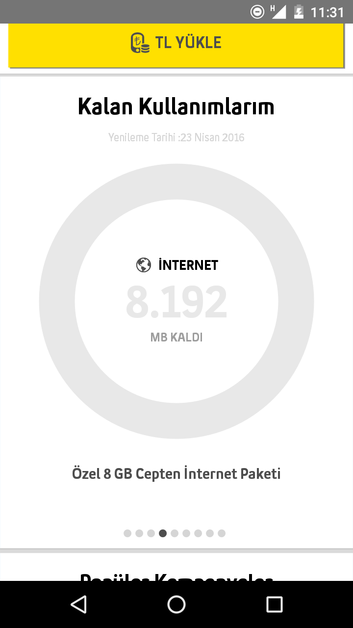  Turkcell 8 gb  internet paketi 4 tl  Uçuran 6 GB plus alanlara özel