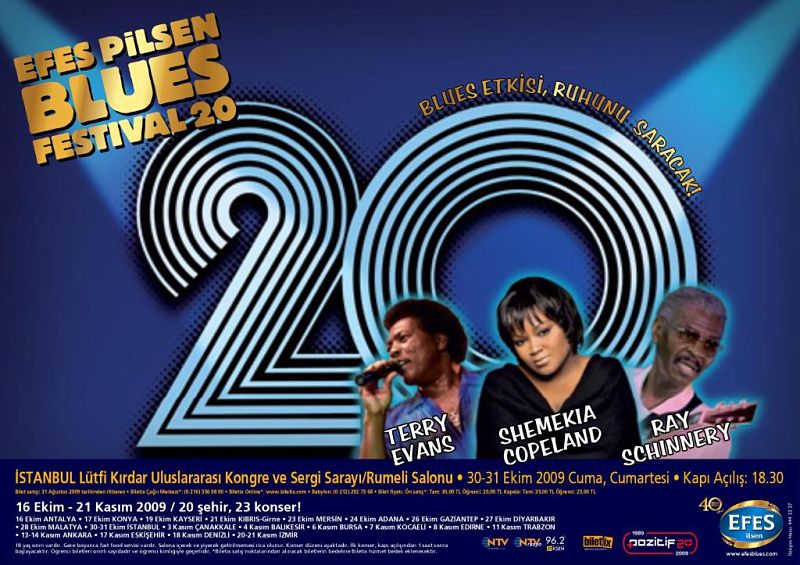  #Efes Pilsen Blues Festival 20(10)# /16 Ekim-21 Kasım\ Blues Etkisi Ruhunu Saracak!
