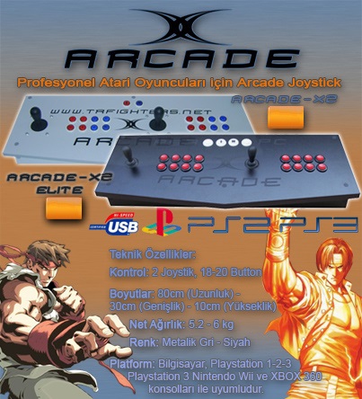  Arcade-X Joystiklerde indirim [Atari Salonu Evinizde]