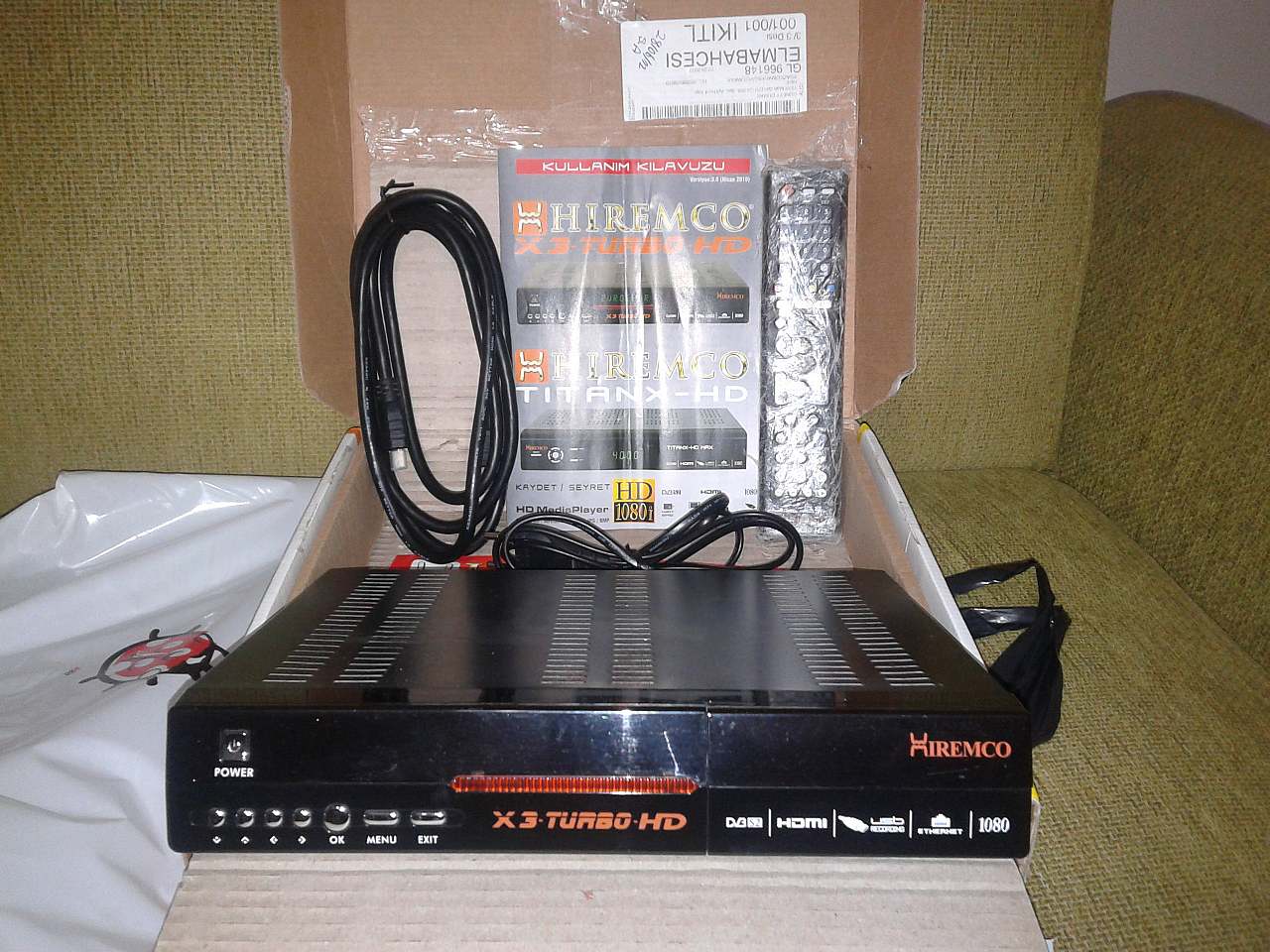  Seoul HiremcoX3 Turbo HD temiz ürün yanında hdmı KABLO SATTILIK