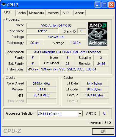  AMD FX 60 ve AMD X2 5000+