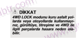 İx35 2.0 4x4, 4x2 oluyor mu? 