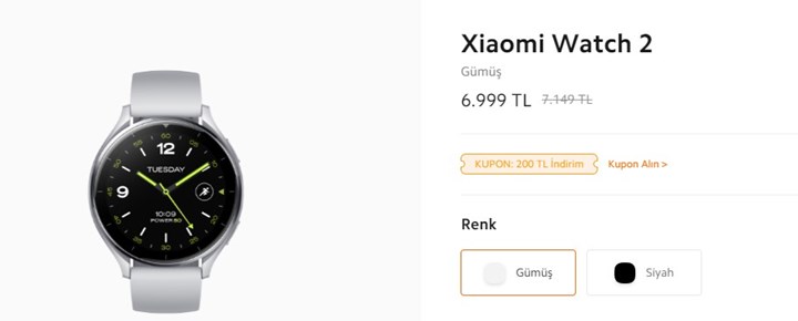 65 saat pil ömrü sunan Xiaomi Watch 2 Türkiye fiyatı açıklandı