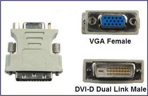  DVI-D' yi VGA Dönüştürme