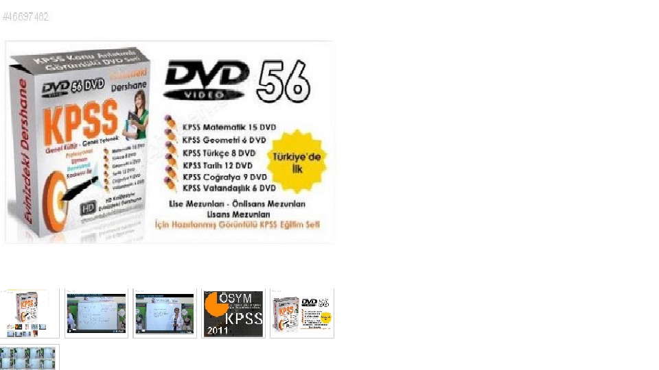  KPSS GK GY ve Eğitim Bil. DVD seti