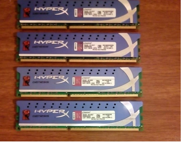 KINGSTON  HYPERX CL9 - 4*4 GB 1600 MHZ DDR3 VE 8*2 GB GSKİLL DDR3 1600 MHZ RAM