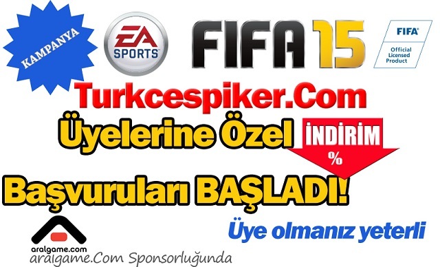  TSC Üyelerine Özel İndirimli FIFA 15 Kampanyası Başladı!