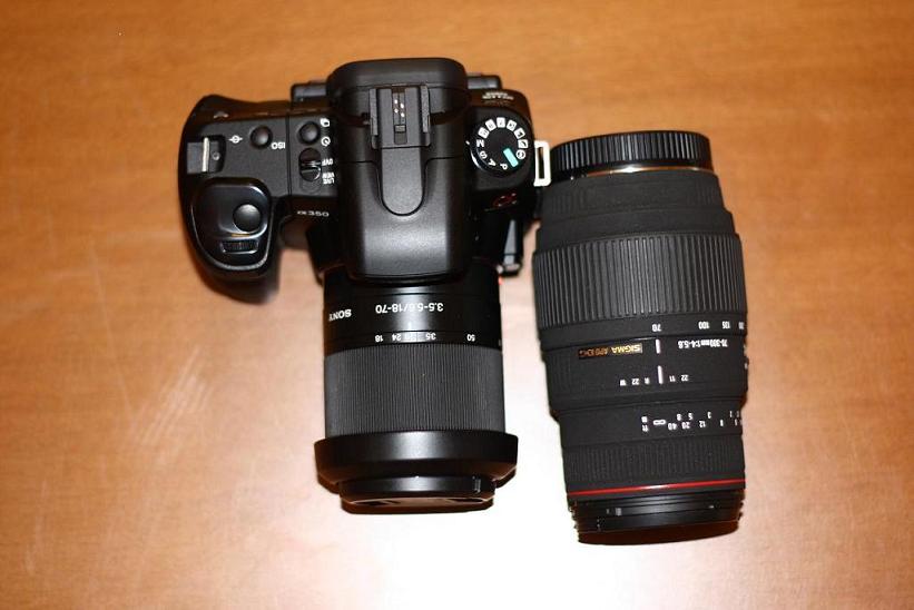  ##SONY A350 14,2mp DSLR+18-70mmSONY+70-300mm SİGMA MACRO APO DG--RESİMLİ##