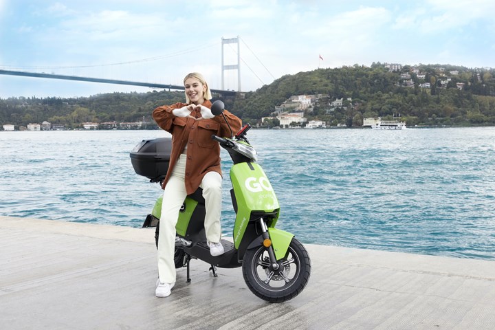 E-Moped kiralama uygulaması GO Sharing, Türkiye'de faaliyete başladı