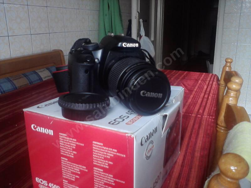  SATILIK CANON EOS 450D + 18-55 IS KİT LENS + 4GB SDKART +ÇANTA