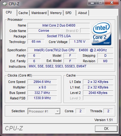  E4600 Overclock