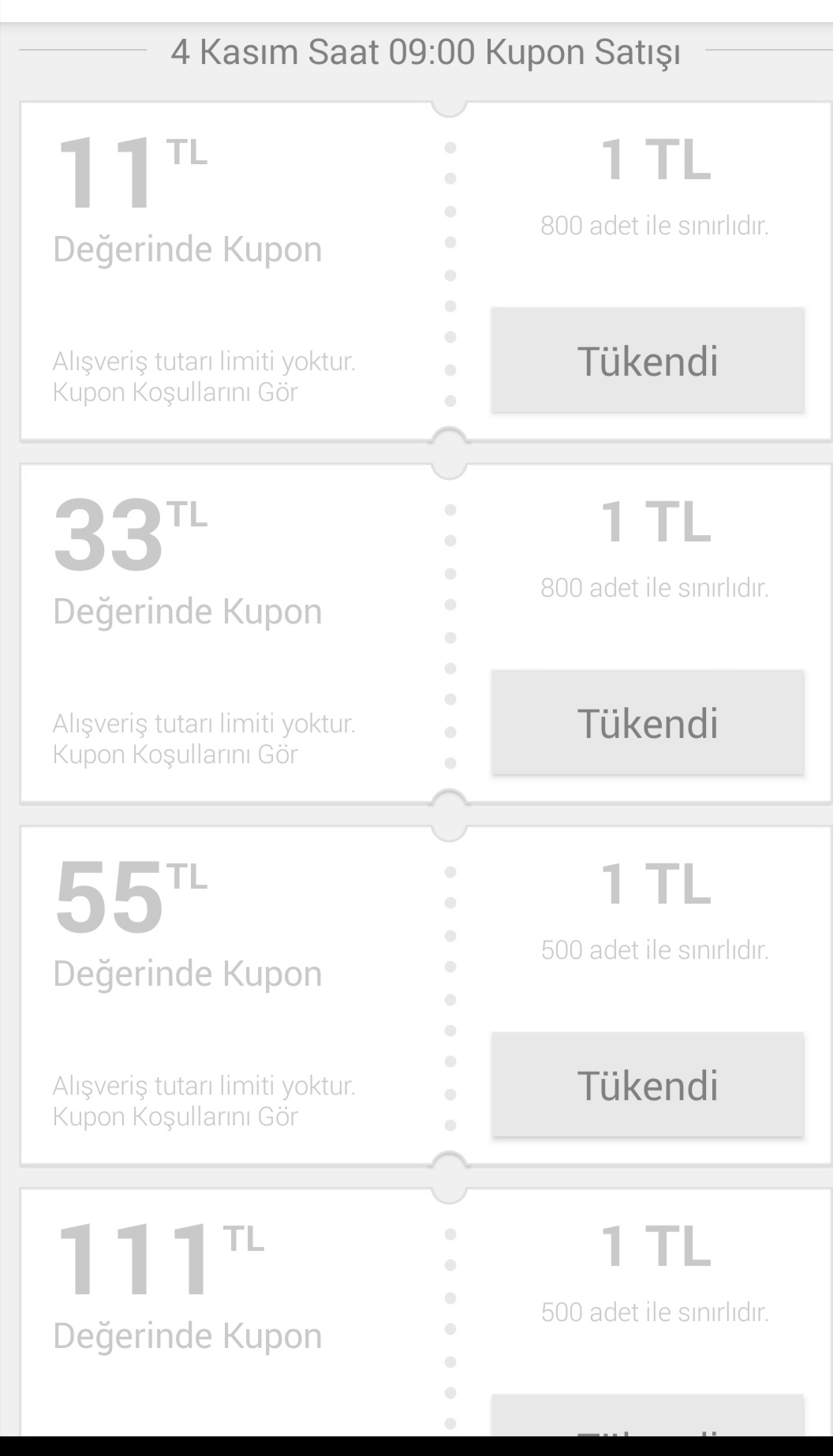 N11 11.11 Kampanyası (ilk mesaj güncel)