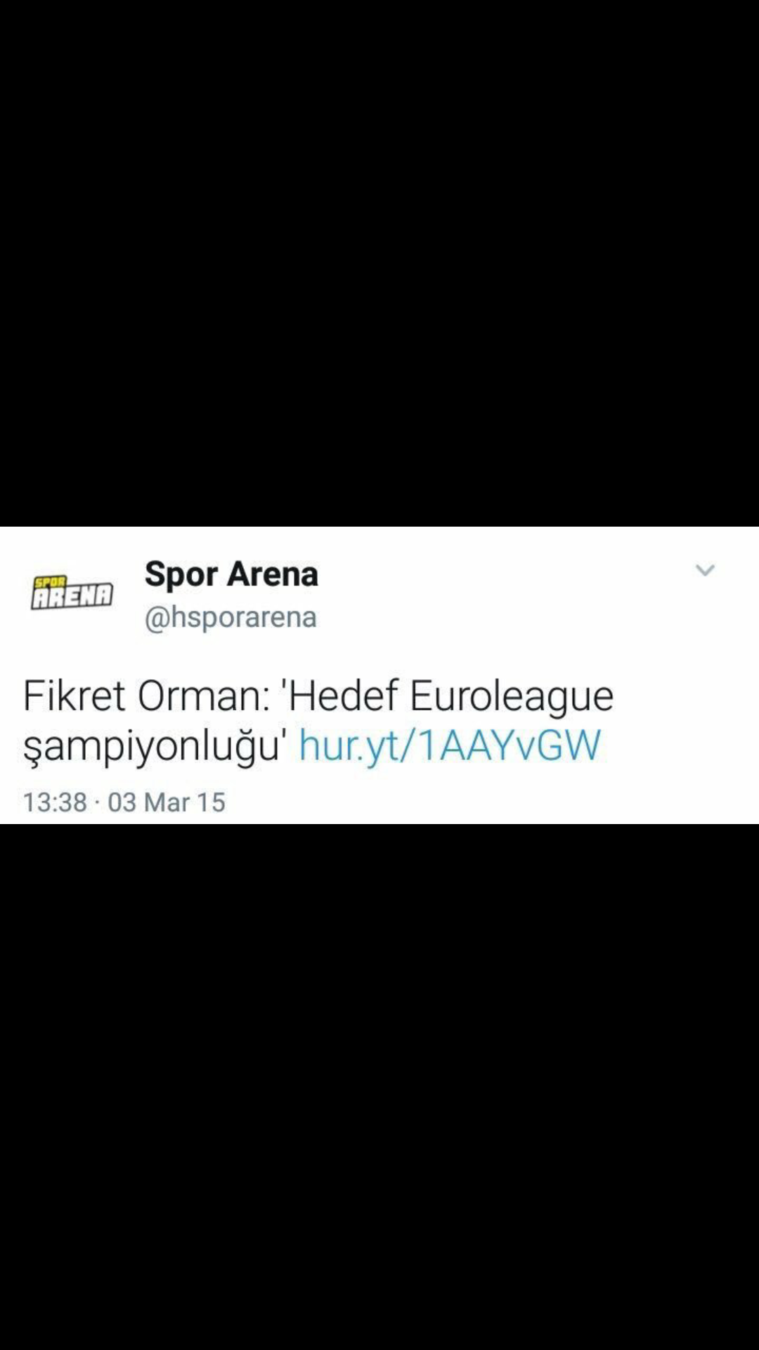 Fikret Orman: 'Euroleague çağırsa da gitmeyeceğiz'