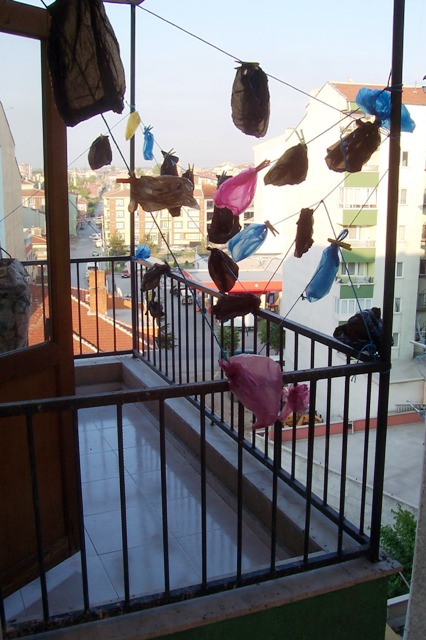  balkonu talan eden güvercinler konusu... (İşte balkonun son hali!)