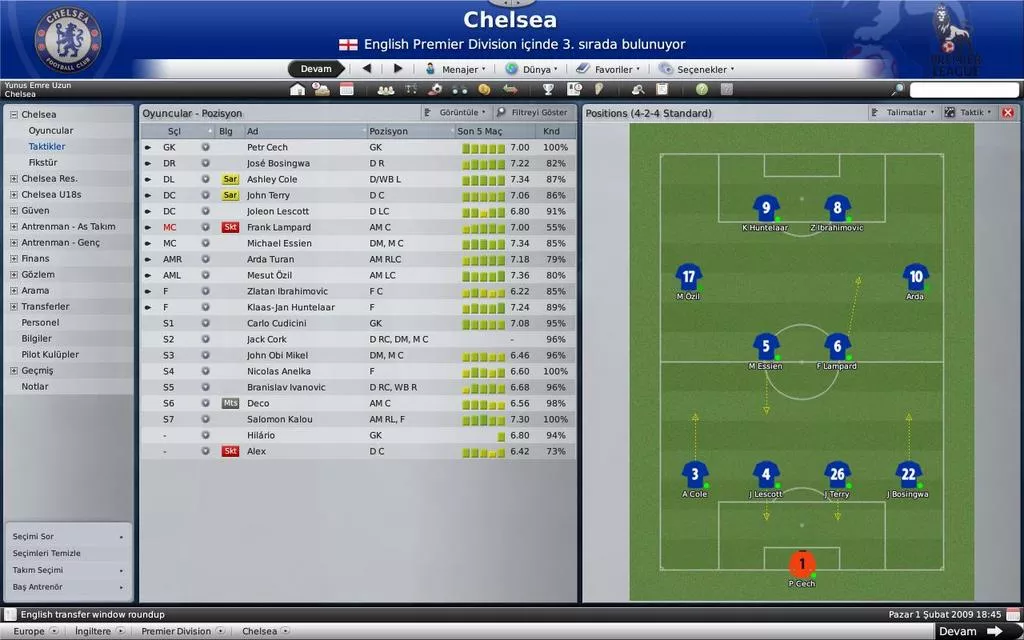  Chelsea FC [9.0.1 Kariyer]