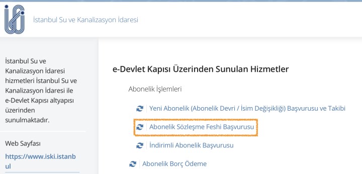 e-Devlet üzerinden abonelik iptali (fesih başvurusu) nasıl yapılır?