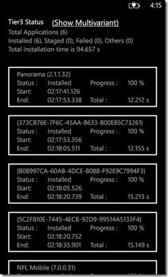  Lumia servis menüsü dahil birtakım kodlar buldum galiba