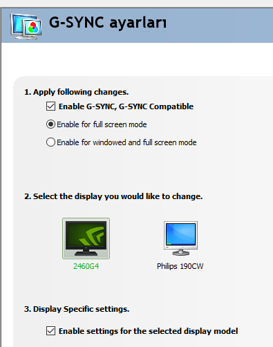 FreeSync destekli ilk Nvidia sürücüsü yayınlandı