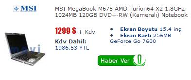  -_-En Çok Satılan Dizüstü Bilgisayarlar (bazı internet mağazalarında)-_-
