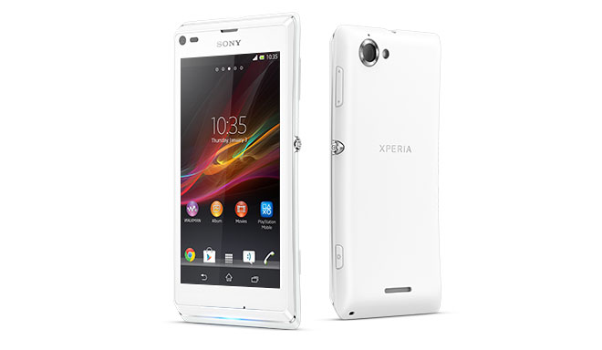  Sony Xperia L { 1  GHz DC | 4.3' FWVGA, TFT LCD| 8MP Exmor RS. HDR 720p | 1 GB RAM | Adreno 305}