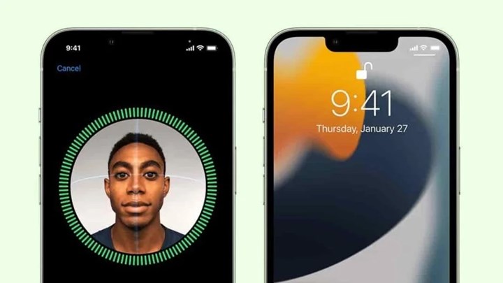 iOS 16 ile Face ID artık yatay da kullanılabiliyor