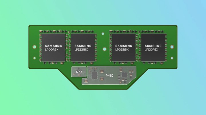 Samsung, dünyanın ilk LPCAMM belleğini duyurdu: Yüzde 60 daha az alanda 128GB kapasite!
