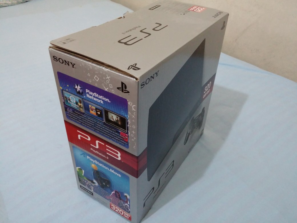  Satılık PS3 320GB Slim- Tam Kutulu, Faturalı, 3 Orjinal oyun