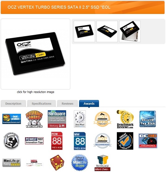  30 GB OCZ Vertex Turbo Series SATA II 2.5' SSD