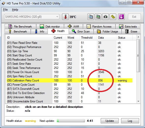  HDD Calibration Retry Count Değeri Hakkında.