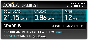  *-*-*Speedtest Verilerimizi paylaşalım*-*-*