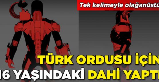  16 Yaşındaki Emirhan Türk ordusu İçin Öyle Bir Zırh Tasarlada ki