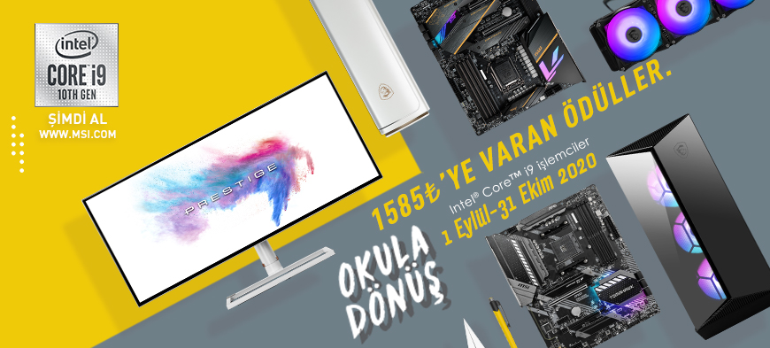 MSI'dan Okula Dönüş Kampanyası!