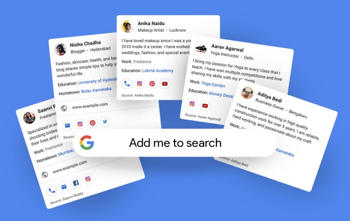 Google aramalarında çıkmanızı sağlayacak Google kişi kartları özelliği duyuruldu