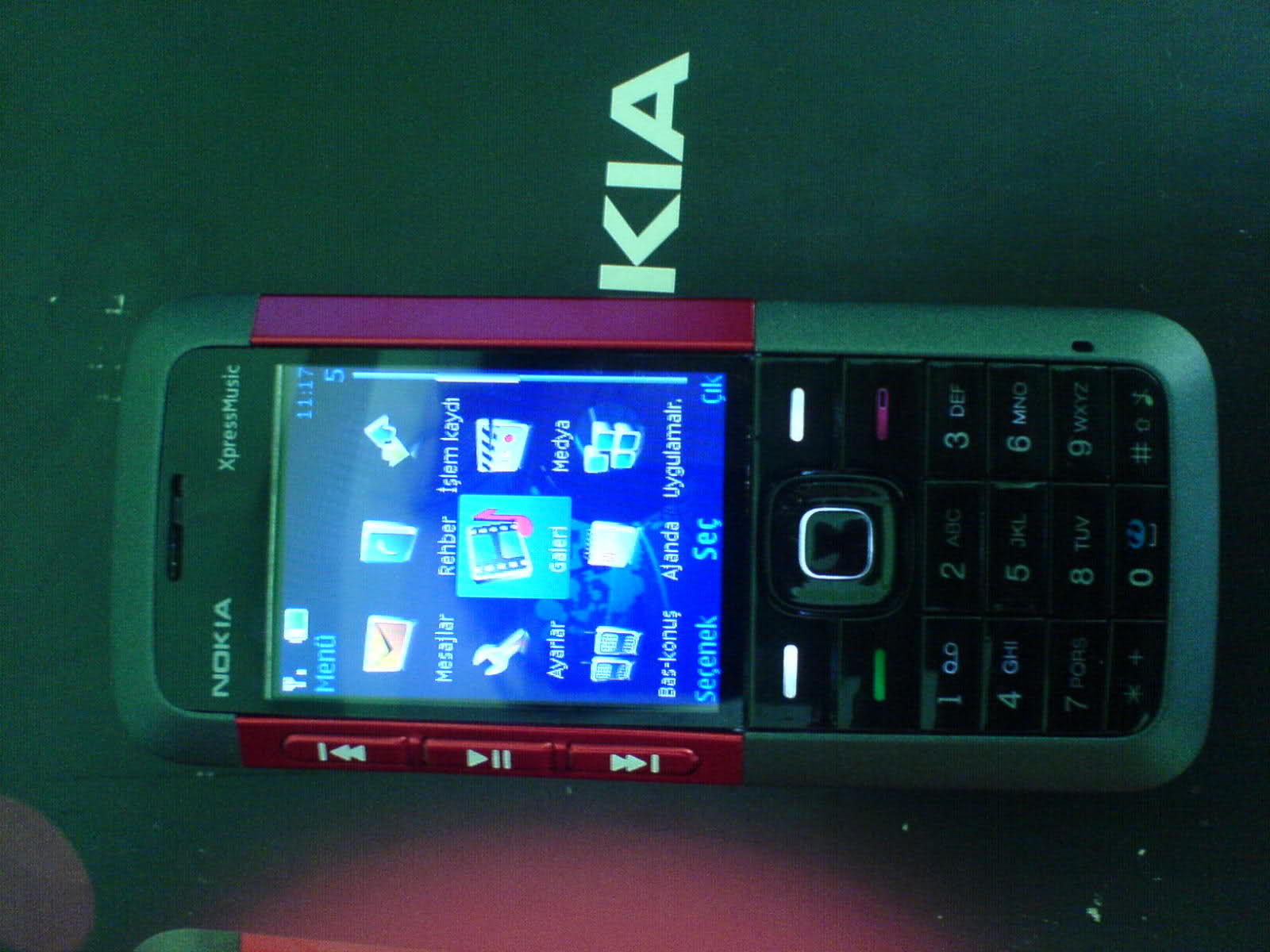  Nokia 5310 XpressMusic Nokia KOM A.Ş Cihazı Sıfır Kapaklı Çiziksiz Kutulu RESİMLER EKLENDİ KARGOSUZ