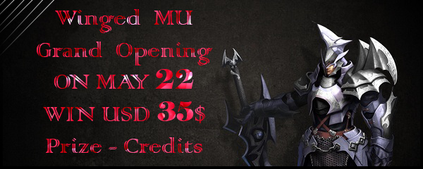 Winged MU Online | x1500 | WIN $35 USD | Beginner Bonus | OPENS 22 MAY