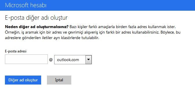  Hotmail'e veda!