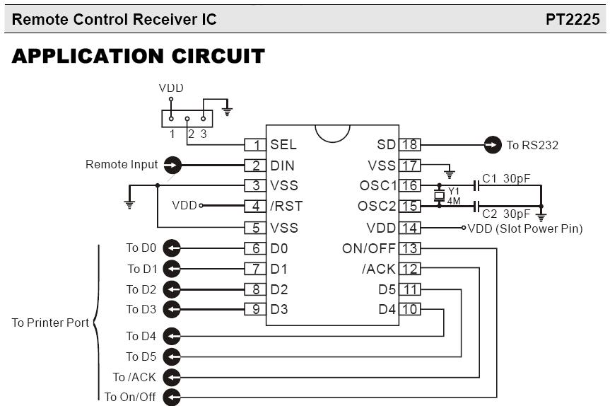 Pt2257 схема включения