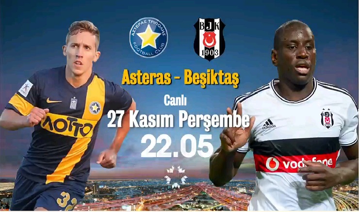  Avrupa Ligi 5. Grup Maçımız | Asteras Tripolis - Beşiktaş | 27.11.2014