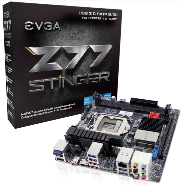 EVGA yeni Mini-ITX anakartı Z77 Stinger'ı kullanıma sundu