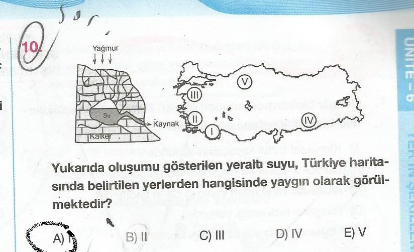  Coğrafya dış kuvvetler soruları