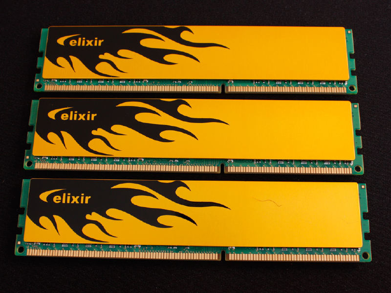  ELIXIR 3x2GB 1600MHZ CL9 @ 1.5V - SATILDI