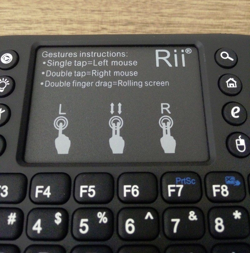 Rii i8+ Multifunction Kablosuz Klavye Mouse