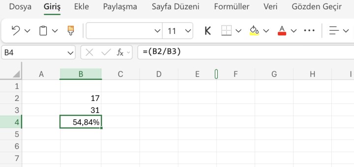 Excel'de yüzde hesaplama nasıl yapılır? İşte bilmeniz gereken formüller