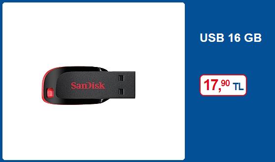  Bim 16 GB Sandisk 8,95 TL