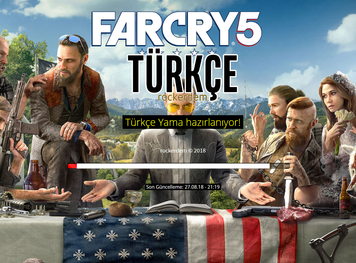 Far Cry 5 Türkçe Yerelleştirme Çalışması %100 - v3 2023 Sürüm Yayınlandı - [rockerdem]