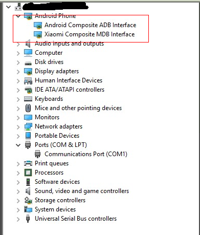 Xiaomi adb drivers for windows download