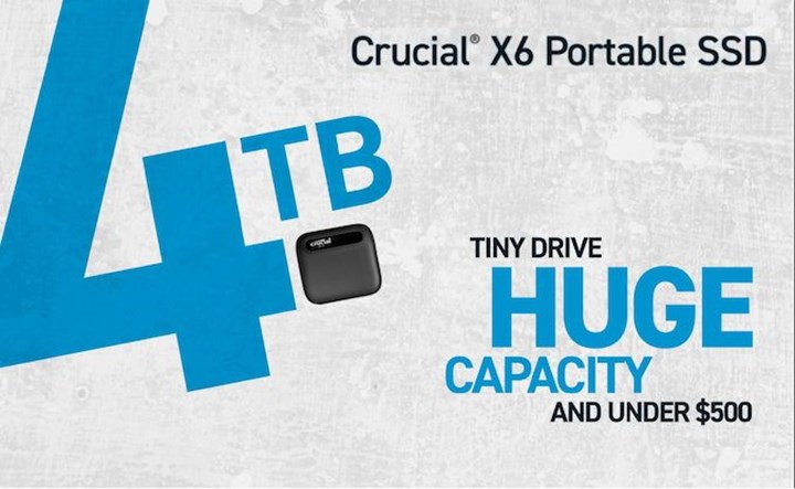 Crucial X6 SSD ailesini 500 GB ve 4 TB seçenekleriyle genişletti