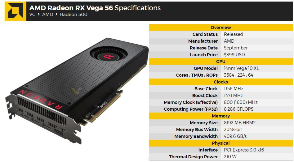 Amd radeon tm vega graphics