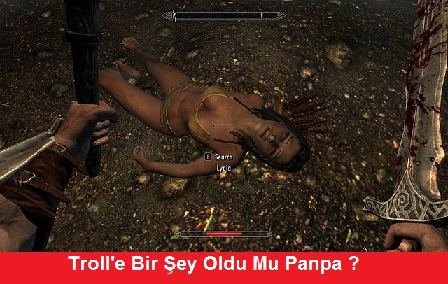  Skyrim:Lydia kayıp