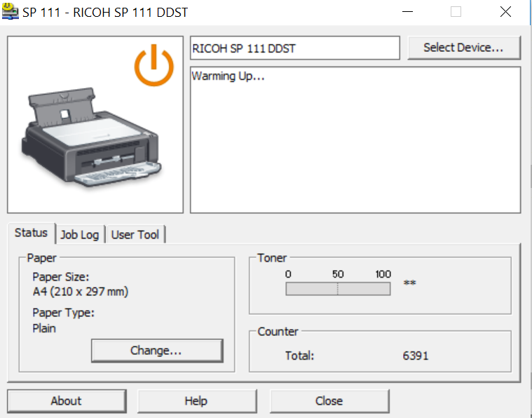  RICOH SP111-SP100 Refill Lazer Printer Ana Konu